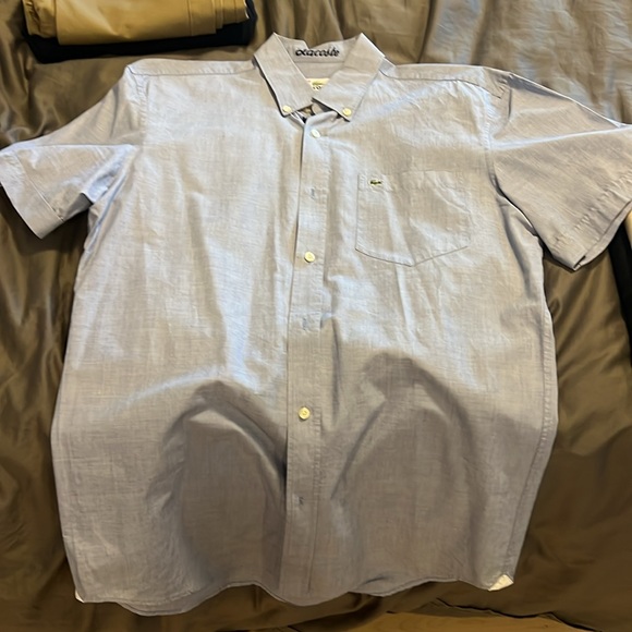 Lacoste button down short sleeve shirt - Picture 2 of 2